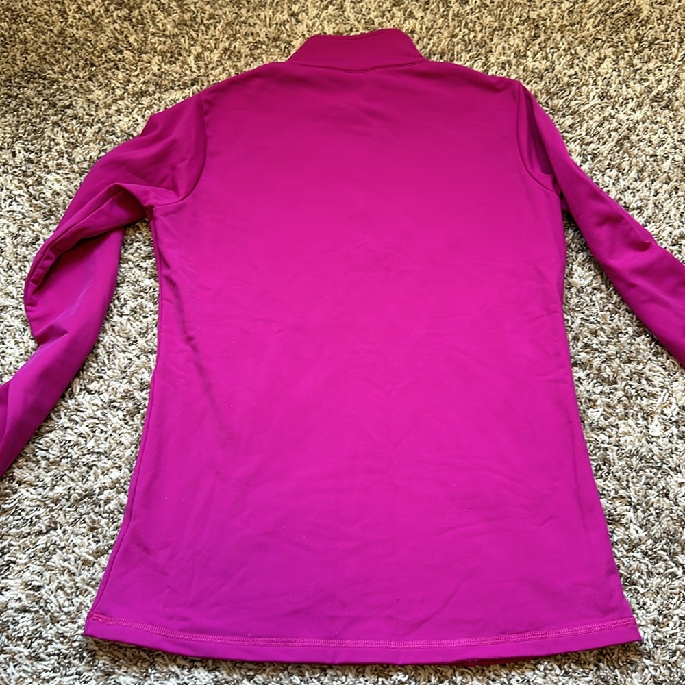 NILS performance quarter zip, fuschia -M - Picture 6 of 6